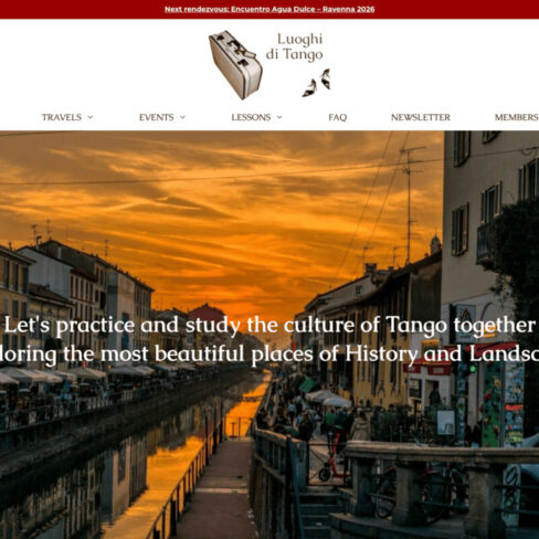 homepage del sito internet