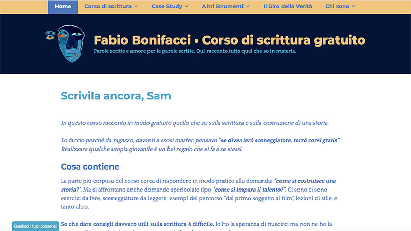fabio bonifacci sito internet