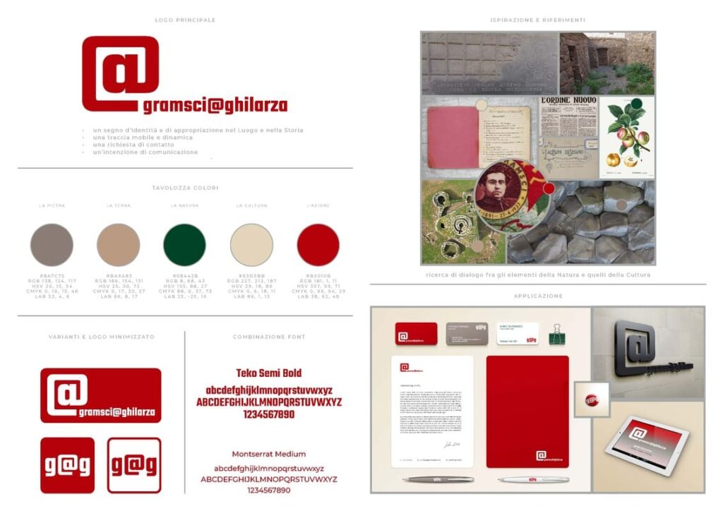 Branding Board Concorso Casa Museo Antonio Gramsci